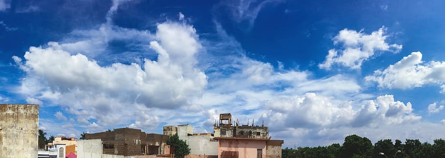 pakistan, karachi, blue, nature, rain, cloud, landscape, calm, HD wallpaper