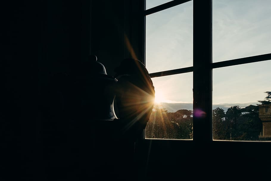 Light though the window, abstract, ancient, architecture, art HD wallpaper