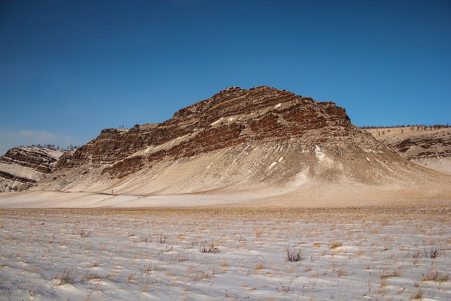 rock mountains during day, soil, nature, outdoors, sand, desert HD wallpaper
