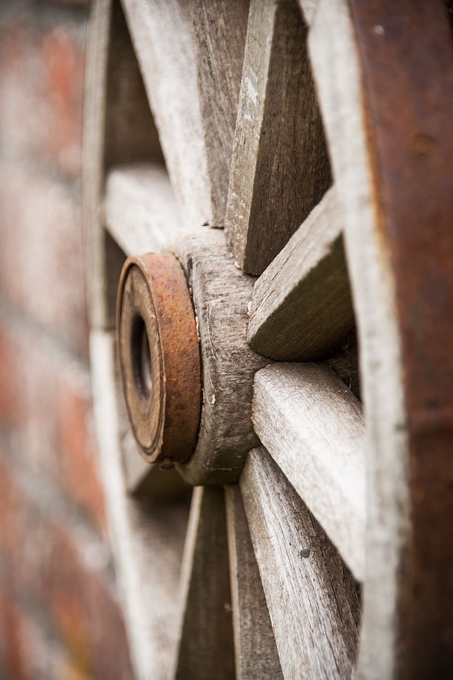 wheel, barn, close up, farm, rural, wood - material, close-up HD wallpaper
