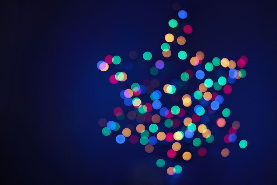 bokeh photography, illuminated, night, defocused, no people, decoration HD wallpaper