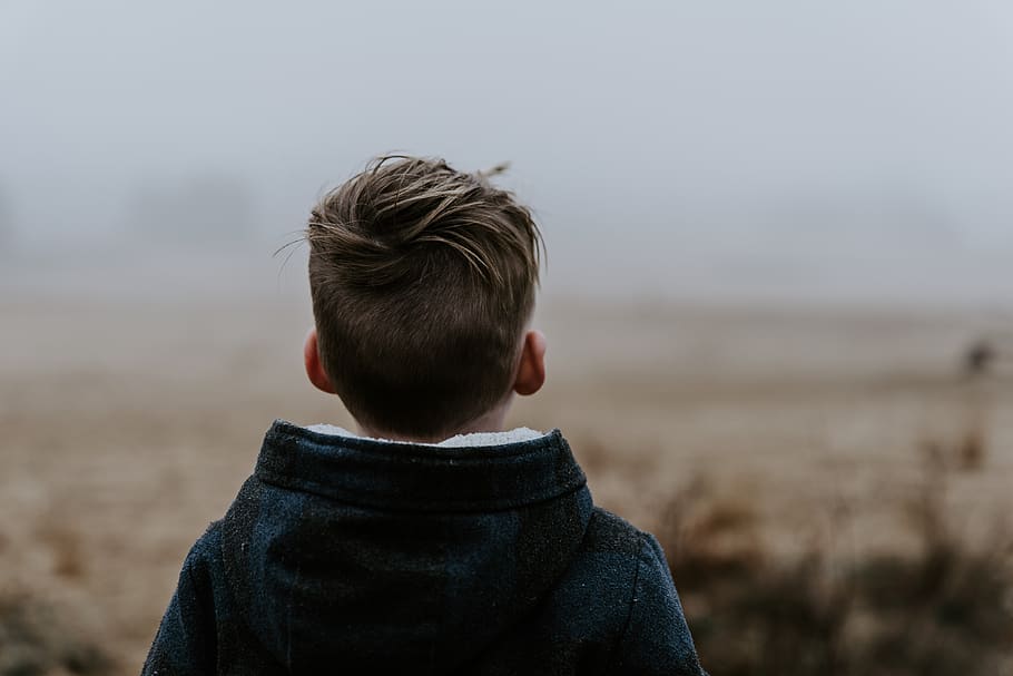 boy standing while wearing black hooded jacket, clothing, apparel HD wallpaper