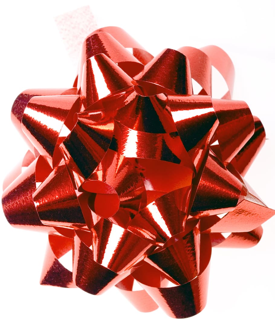red, bow, celebration, christmas, clipping, gift, holiday, isolated HD wallpaper
