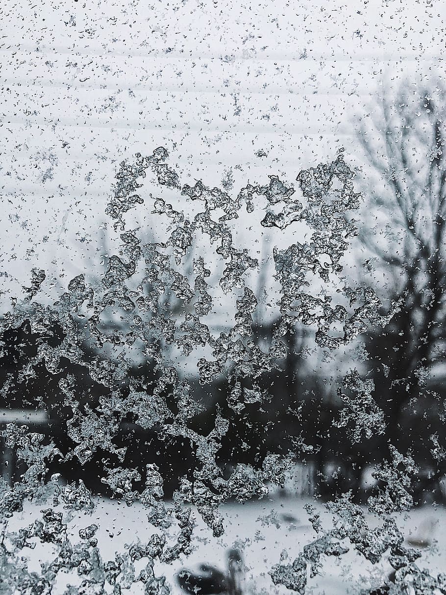 winter, ice, window, window view, frozen, snow, blizzard, new york, HD wallpaper