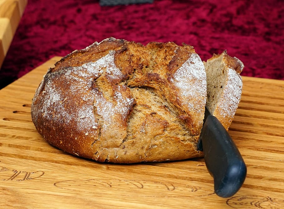 bread, fresh, baked, baked goods, crispy, nutrition, food, food and drink HD wallpaper