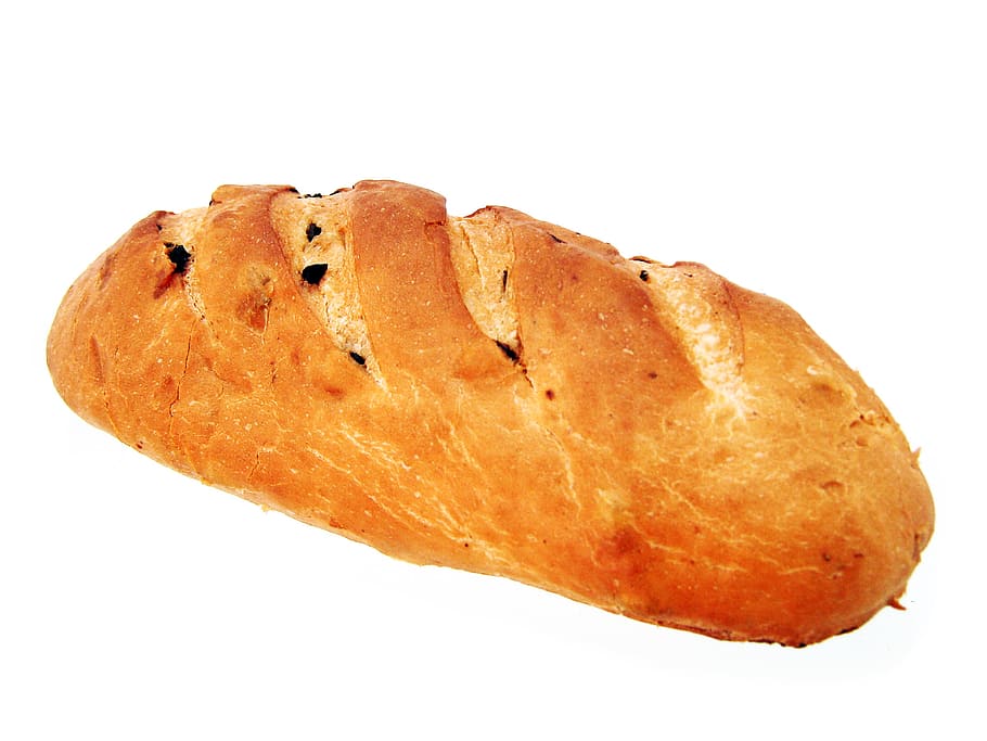 bread, loaf, white, isolated, object, bakery, baked, food, flour HD wallpaper