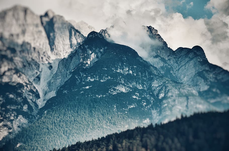 Landscape Photo of Mountain, clouds, daylight, high, nature, outdoors HD wallpaper