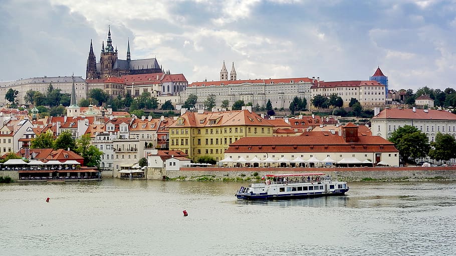 prague, prague castle, a small party, the seat of the kings, HD wallpaper