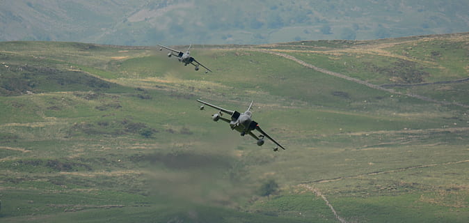 planes, low level, mach loop, hills, training, speed, fast HD wallpaper