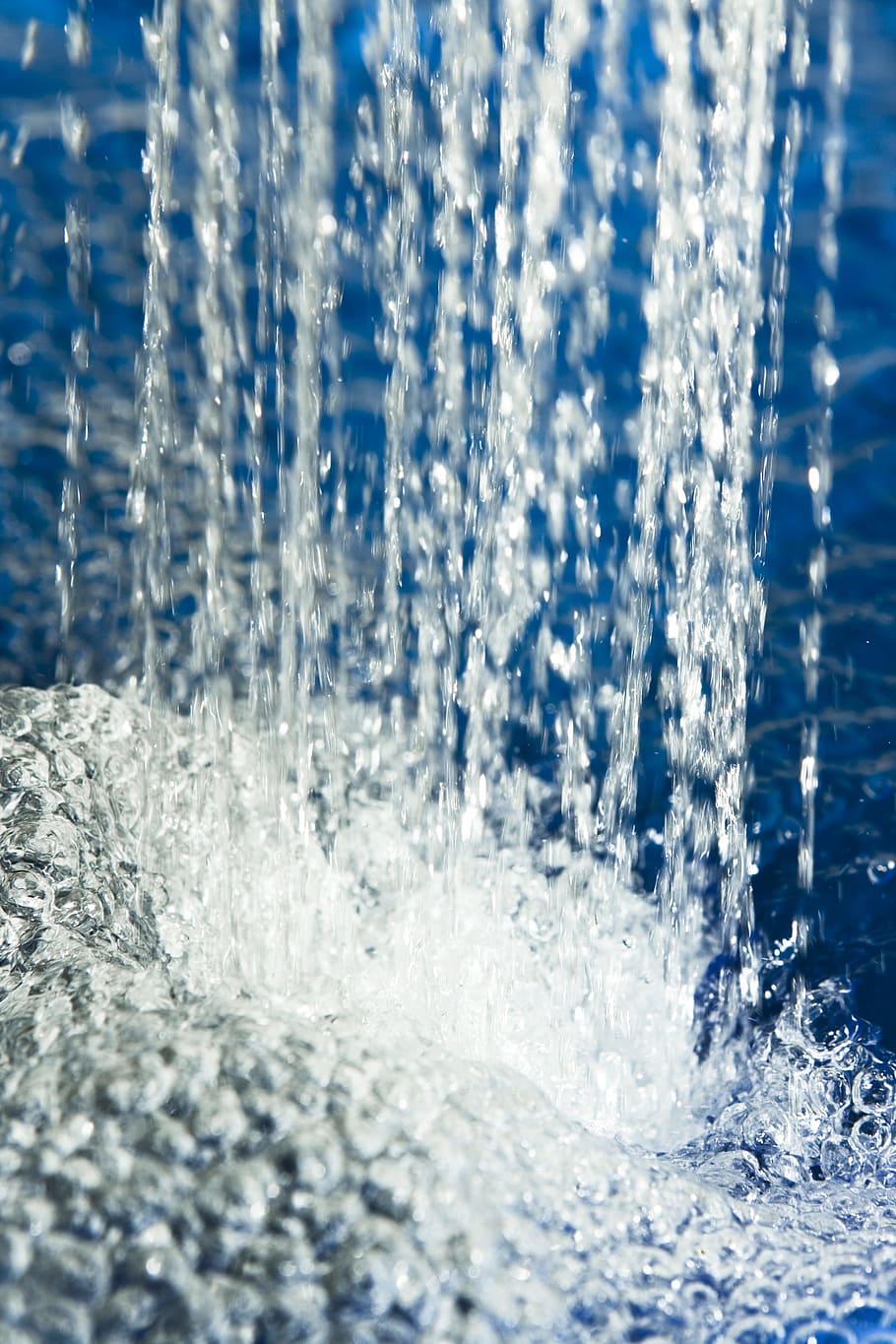 background, bath, blue, bubble, clean, clear, close-up, closeup HD wallpaper