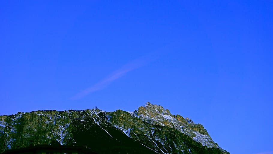 brown mountain, outdoors, mountain range, nature, peak, adventure HD wallpaper