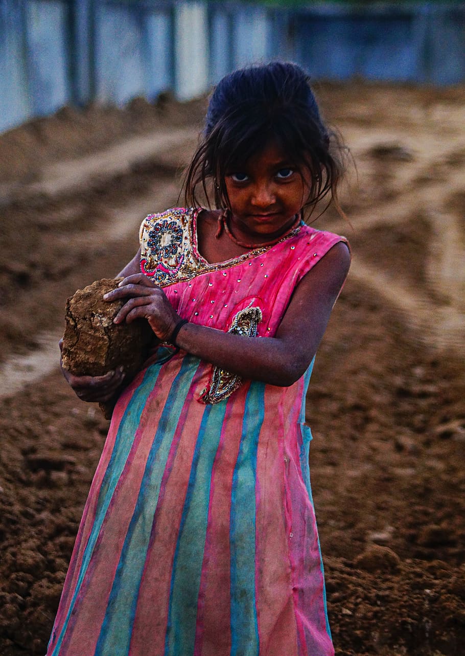 poor, kid, la, poverty, child, people, homeless, india, girl, HD wallpaper