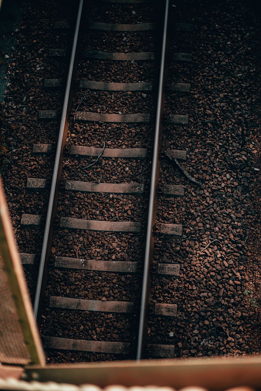 black rail way, transportation, train track, railway, grey, railroad track HD wallpaper