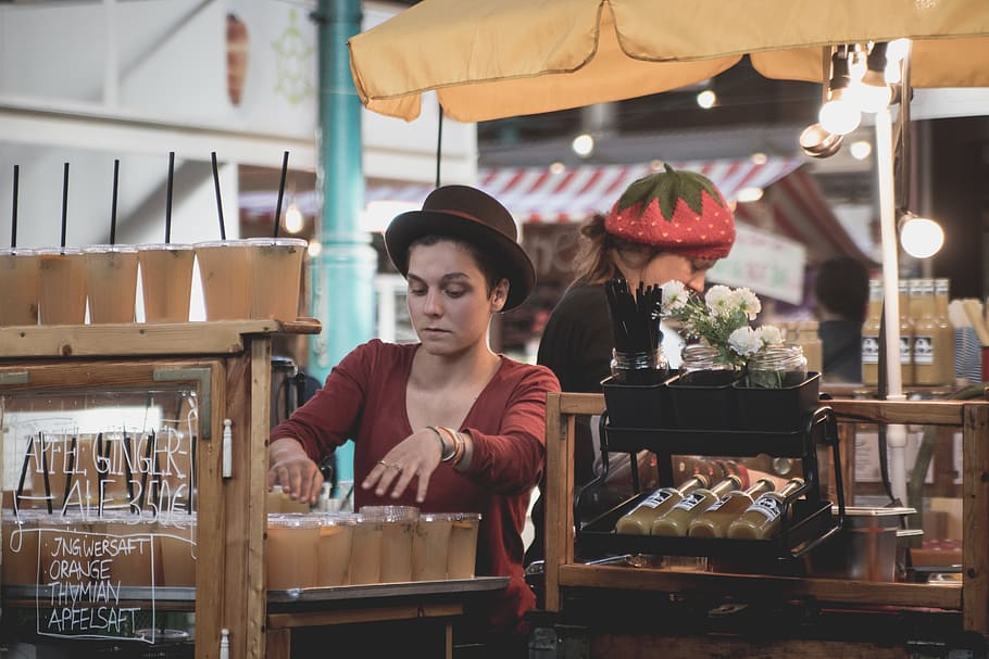 germany, berlin, vendor, retail, business, real people, small business HD wallpaper