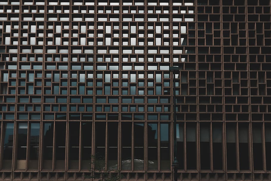 lines, building, architecture, windows, built structure, building exterior HD wallpaper