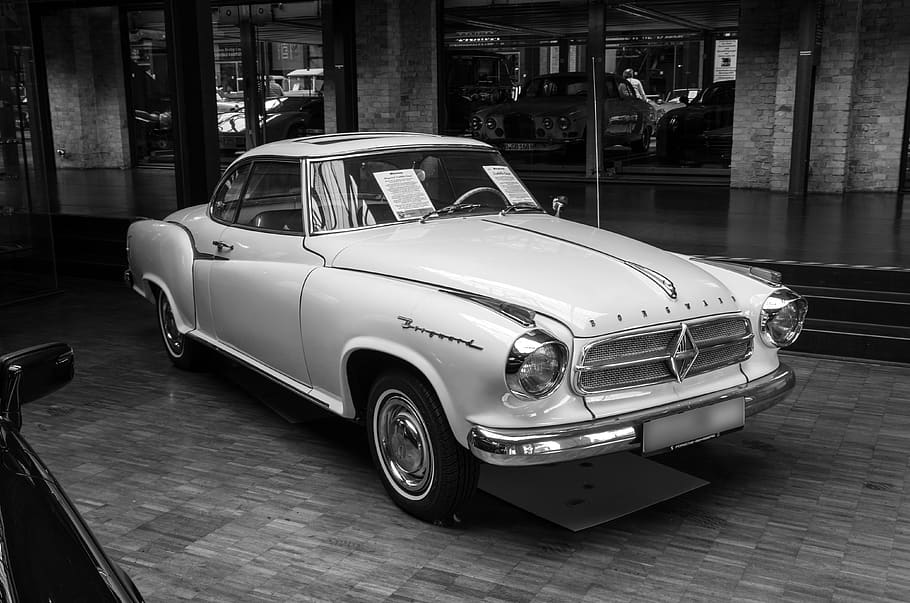 auto, borgward, vehicle, coupe, transport system, oldtimer HD wallpaper