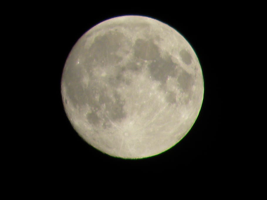 night, moon, astronomy, space, nature, outer space, universe HD wallpaper