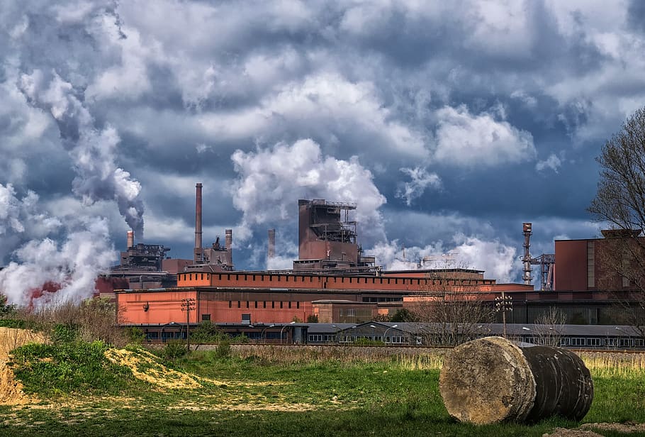 industry, steel mill, factory, industrial plant, heavy industry, HD wallpaper
