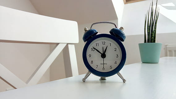 Round Black Alarm Clock, classic, count, countdown, deadline HD wallpaper