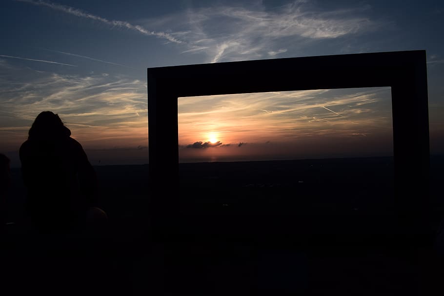 italy, sky, sunset, silhouette, cloud - sky, beauty in nature HD wallpaper