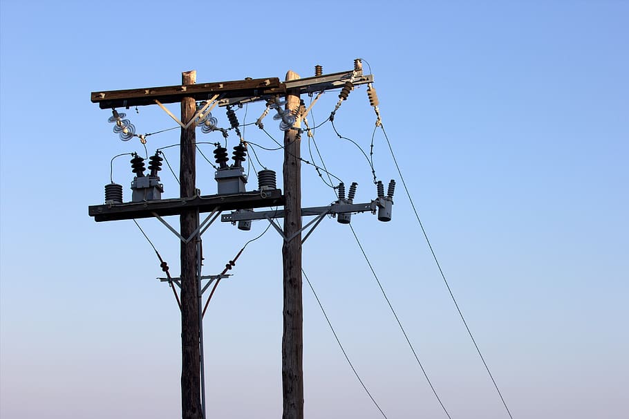 strommast, electric, lines, current, cable, energy, voltage HD wallpaper