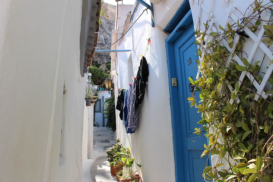 plaka, greece, athens, summer, pierre, landscapes, travel, tourism HD wallpaper