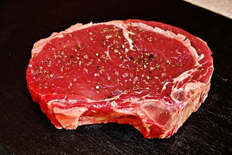 steak, ribeye, meat, beef, benefit from, gourmet, butcher, fleischer HD wallpaper