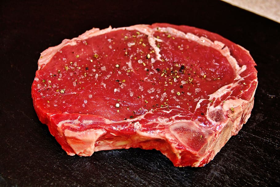 HD wallpaper steak, ribeye, meat, beef, benefit from, gourmet, butcher