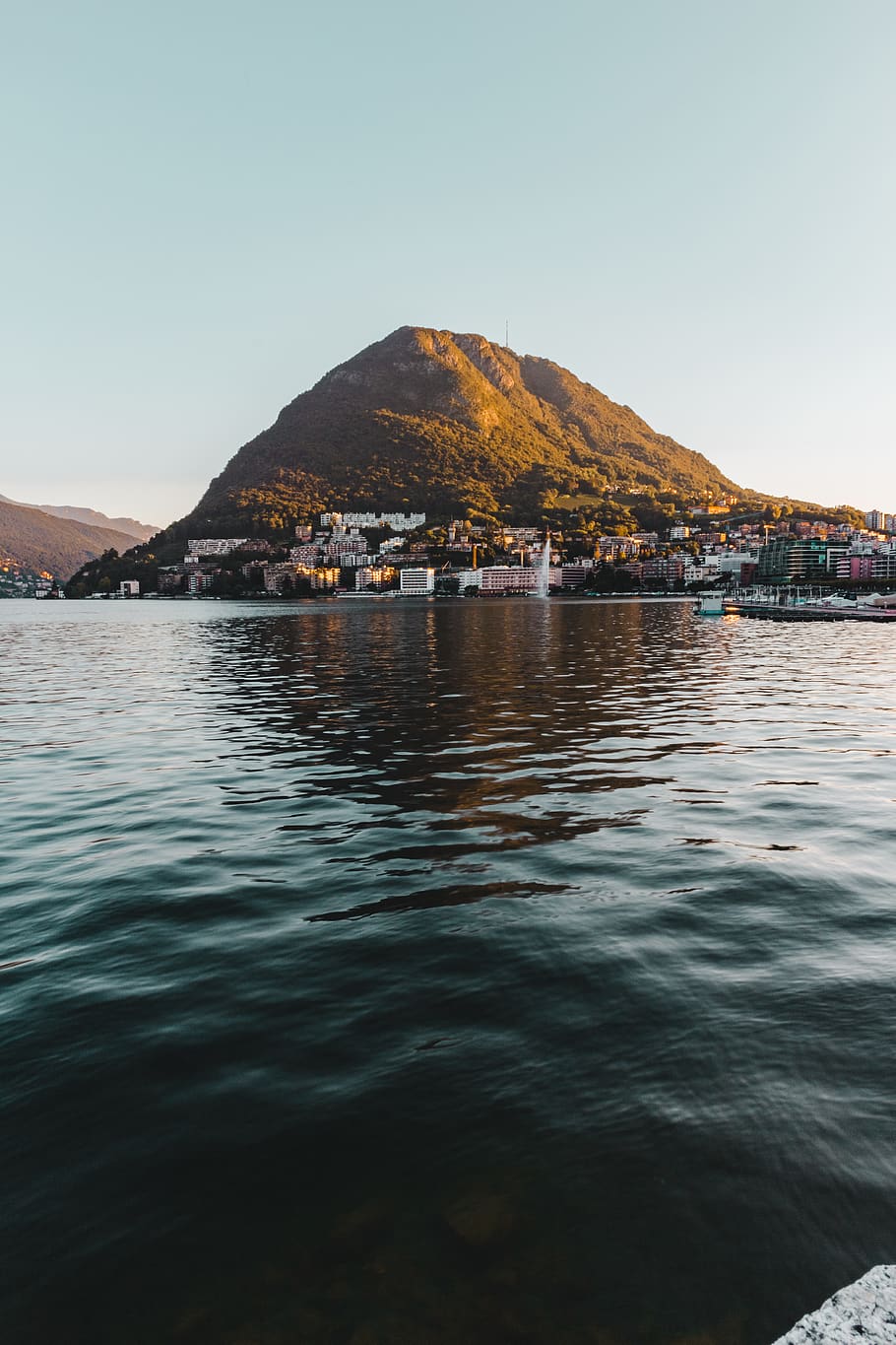 Body Of Water Near Mountain, daylight, landscape, ocean, sea HD wallpaper