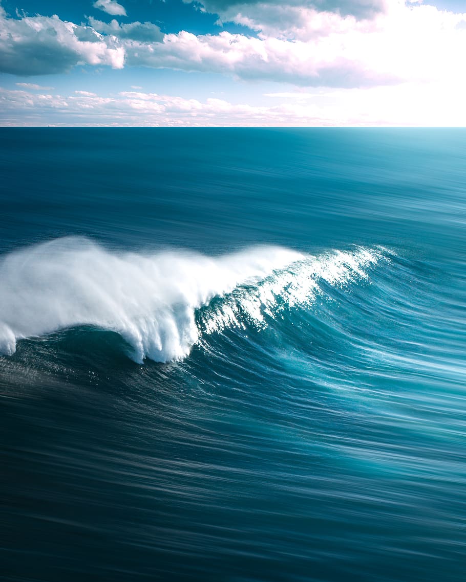 Ocean Wave, australia, beach, wallpaper, HD wallpaper, horizon