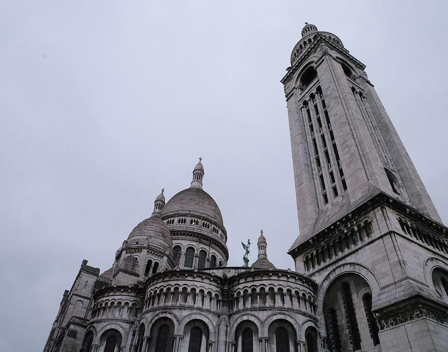 paris, church, building exterior, architecture, built structure HD wallpaper