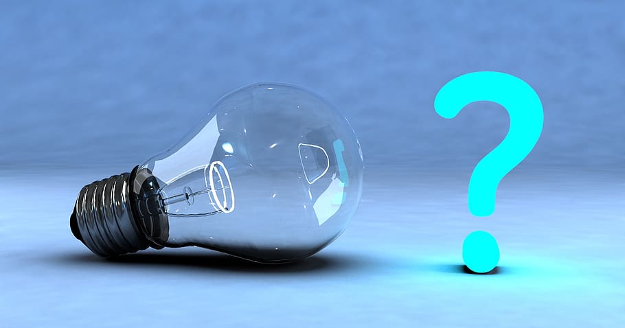 focus, incandescent lamp, lights, mark, blue, studio shot, blue background HD wallpaper