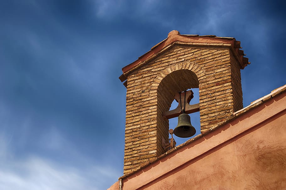 bell tower, campaign, architecture, religion, low angle view HD wallpaper