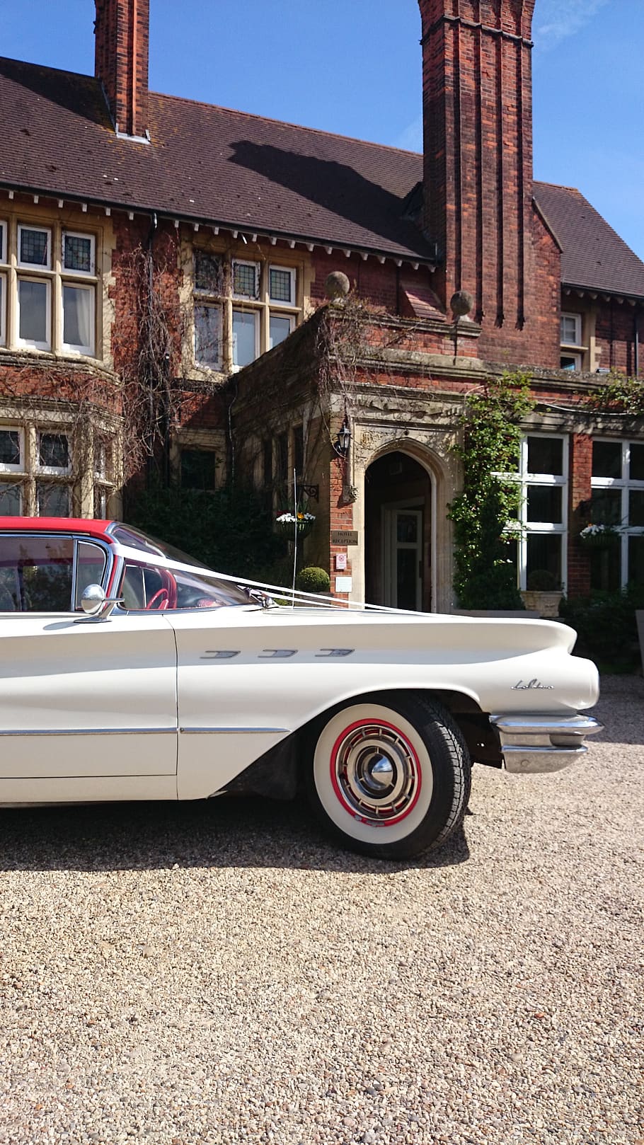 wedding, car, lesabre, buick, building exterior, built structure HD wallpaper