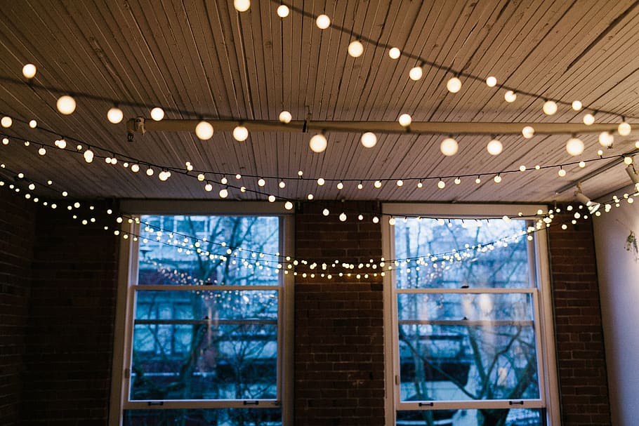 interior, design, ceiling, lights, bulb, electricity, window HD wallpaper