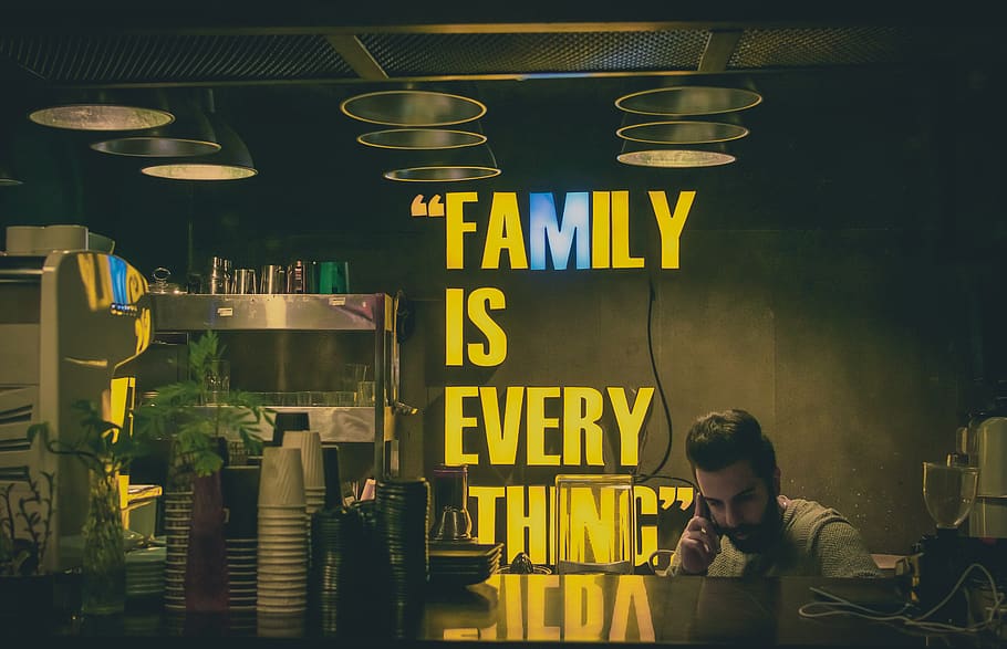family is every text, western script, real people, communication HD wallpaper