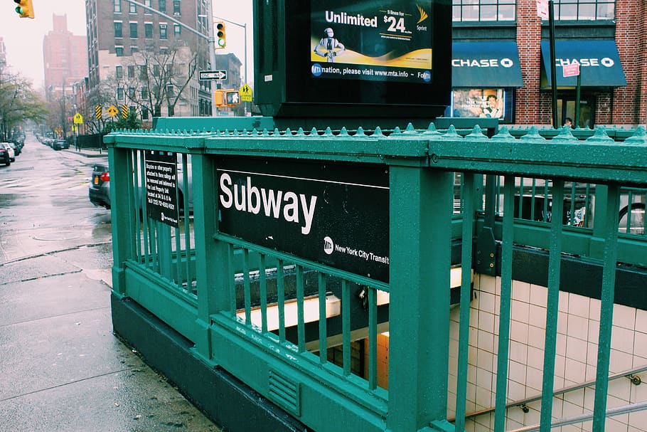 subway, new york, architecture, communication, text, city, built structure, HD wallpaper