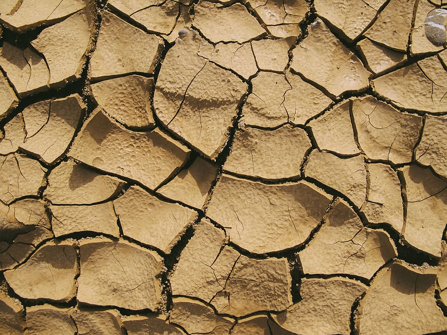 Dry Soil, arid, barren, clay, cracks, desert, dirt, drought, ground, HD wallpaper