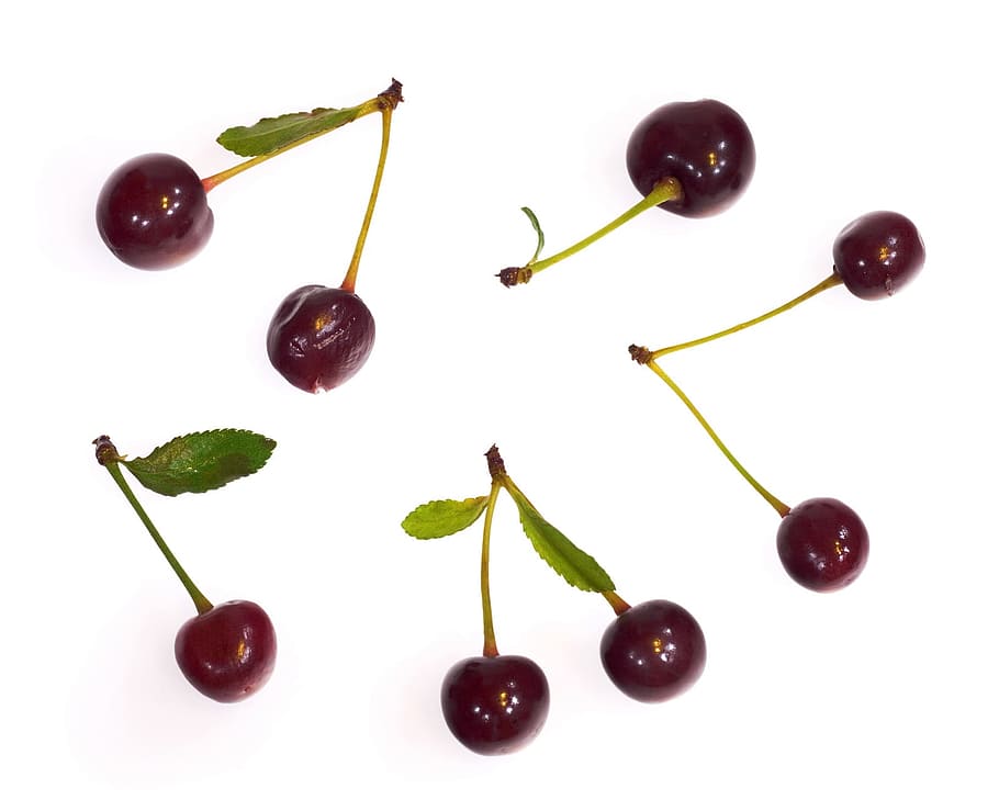 cherry, couple, design, dessert, dieting, drop, eating, foliage HD wallpaper