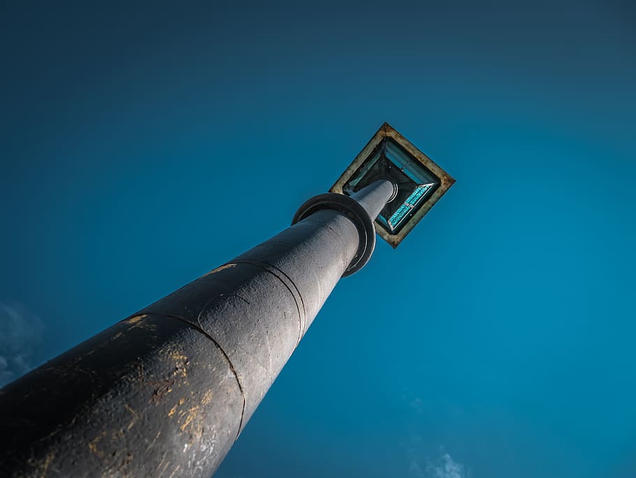 lantern, blue, light, lamp, sky, clouds, lighting, architecture, HD wallpaper