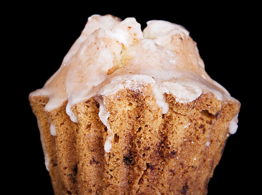 birthday, black, background, cake, cupcake, closeup, isolated HD wallpaper