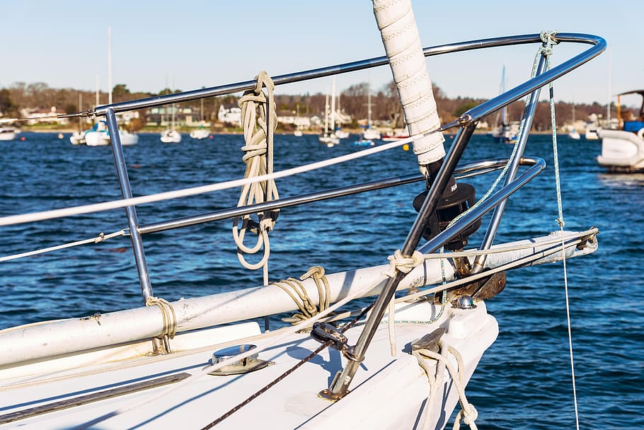 marina, boat, front, dock, ocean, sailing vessel, leisure, hobby HD wallpaper