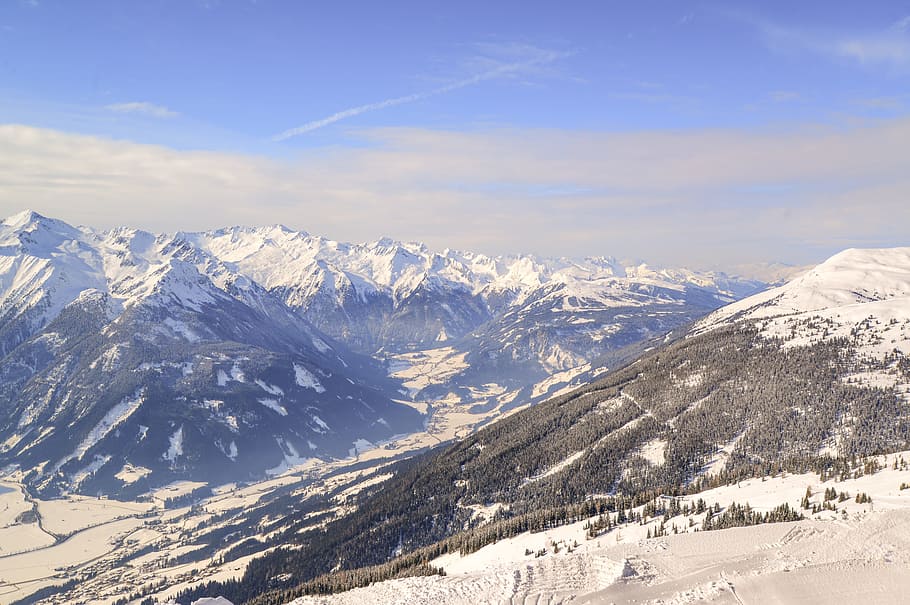 Mountain Scenery, adventure, alpine, altitude, cold, daylight HD wallpaper
