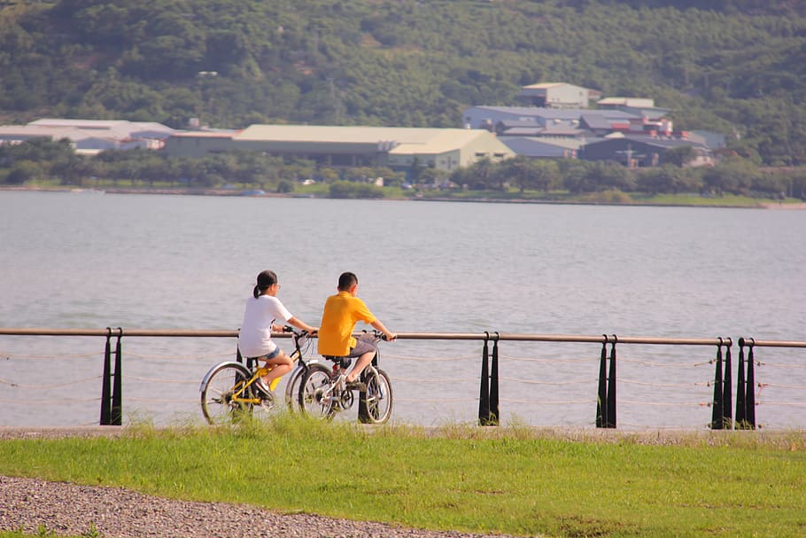 water, transportation, bicycle, architecture, leisure activity HD wallpaper