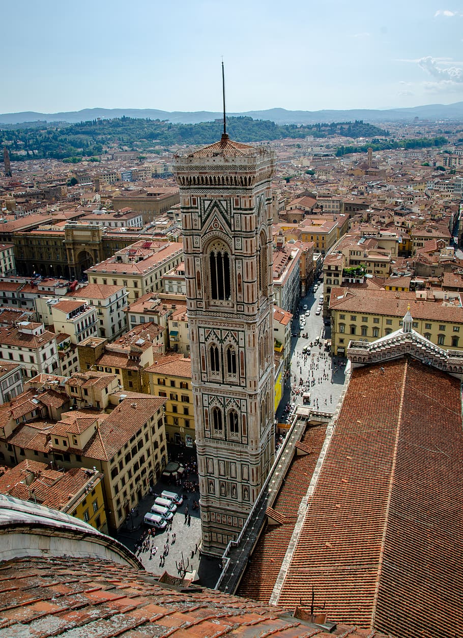 italy, firenze, cathedral of santa maria del fiore, florence, HD wallpaper
