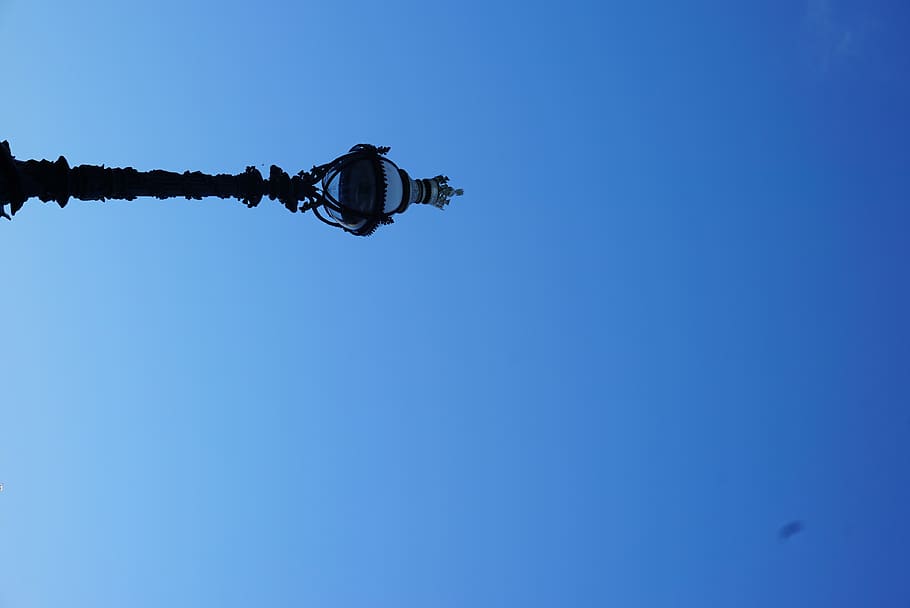 blue, sky, copy space, clear sky, low angle view, nature, no people HD wallpaper