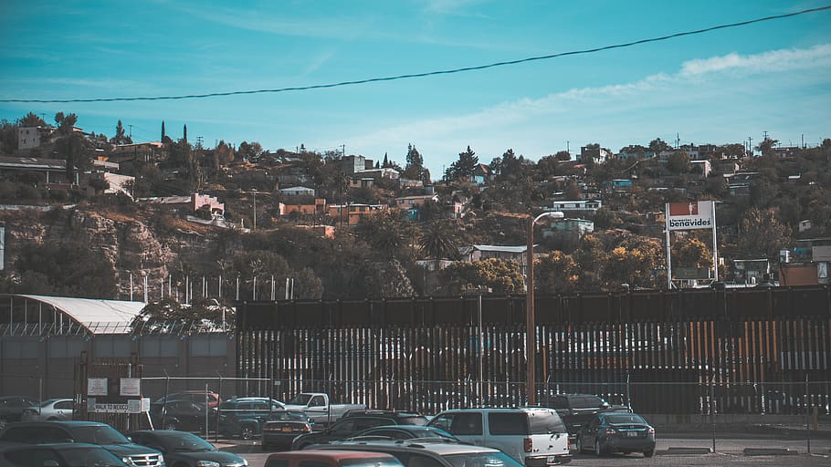 mexico, nogales, mountain, crowded, landscape, united states HD wallpaper