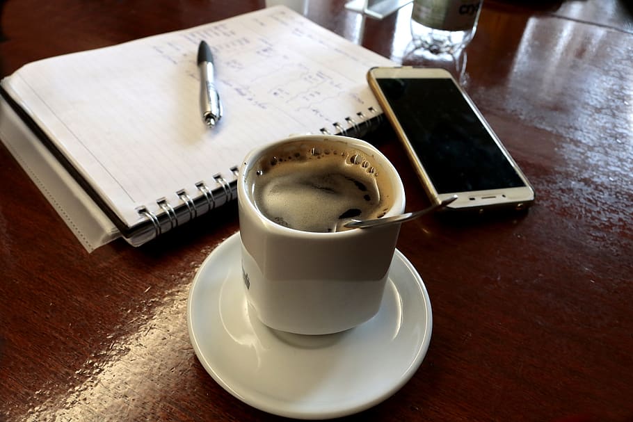 coffee, drink, cup, caffeine, hot, work, coffee break, drinks, HD wallpaper
