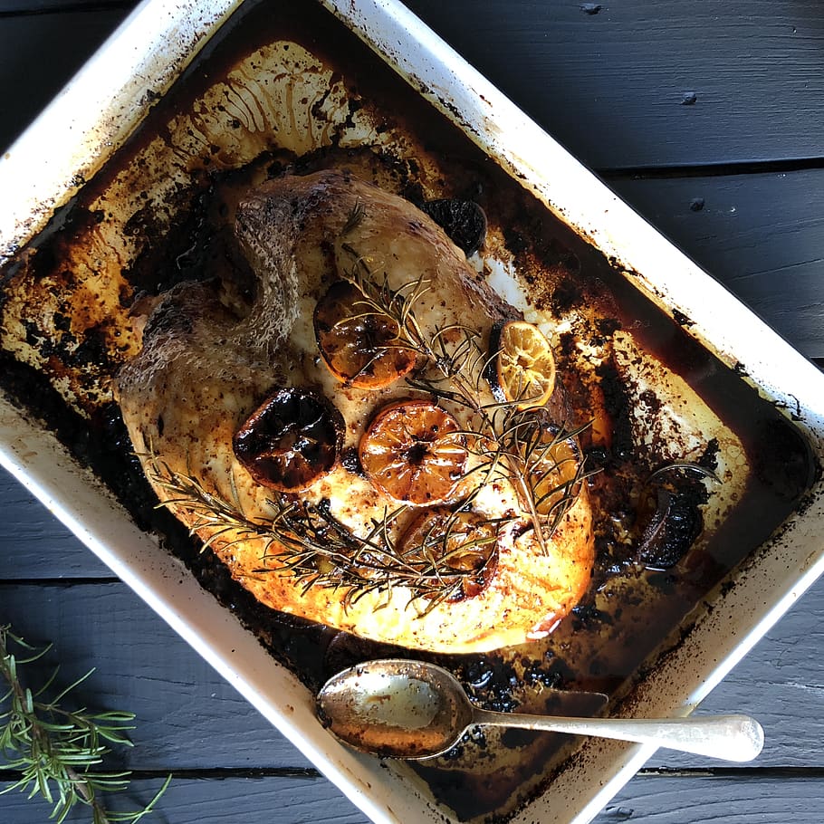 roasted chicken, food, united kingdom, 1 warwick rd, pitstone HD wallpaper