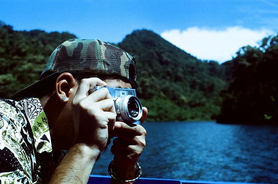 sibulan, trees, forest, nature, 35mm, lake, film photography HD wallpaper